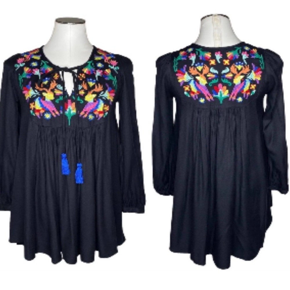 Judith March otami embroidered dress